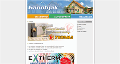 Desktop Screenshot of ganobjak.sk